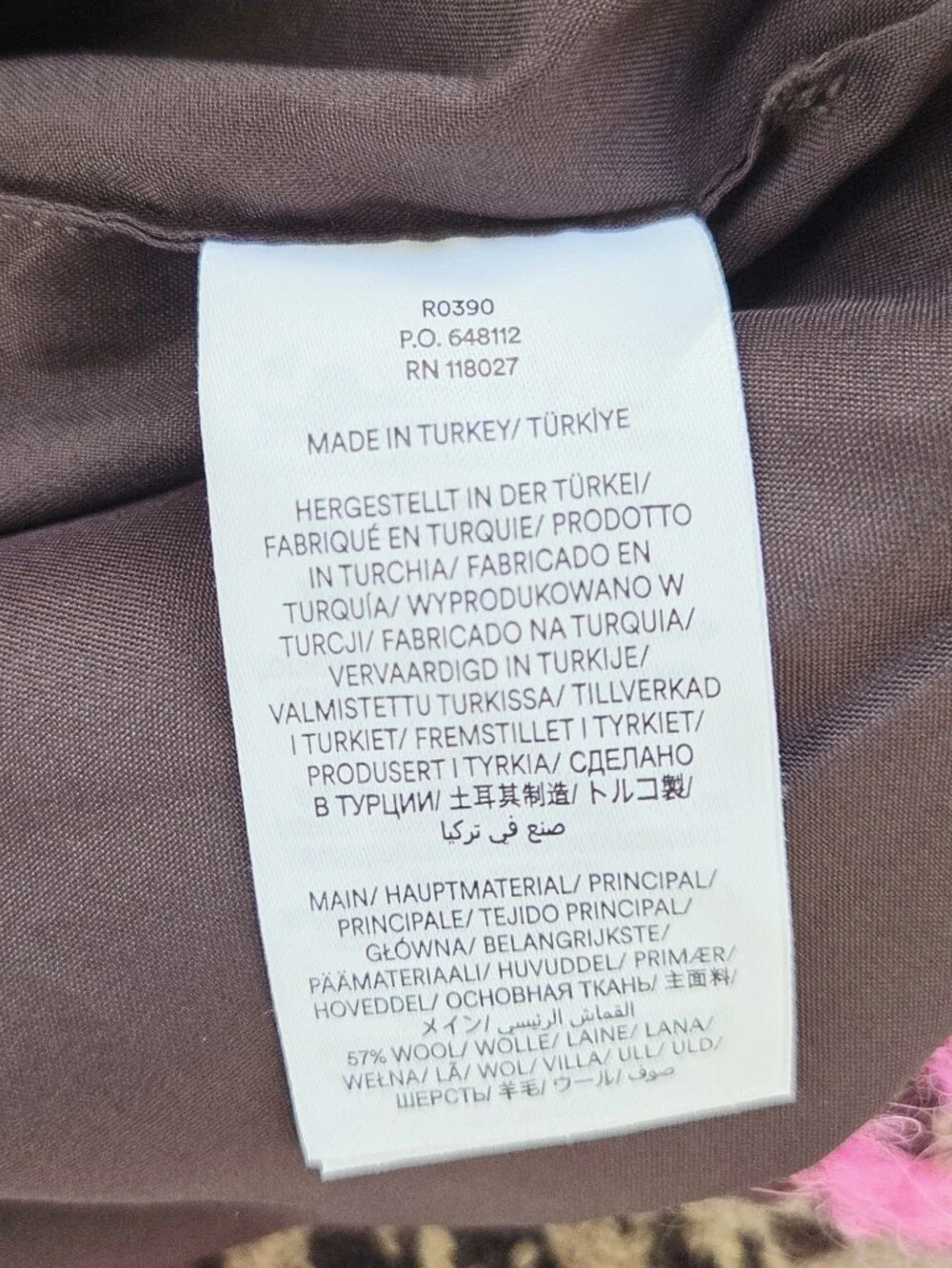 Boden Estella Check Skirt Neon Pink Check Wool Size 4